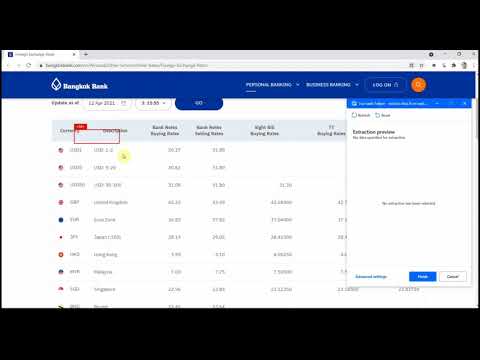 Power Automate Desktop 101 - extract web data