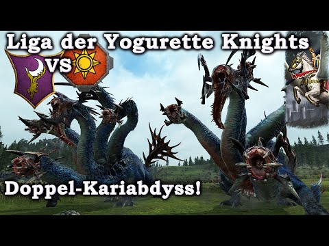 Echsenmenschen vs Dunkelelfen SteveM VS CroissantauBert  Liga der Yogurette Knights