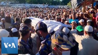Funeral of Rohingya Leader Killed in Bangladesh