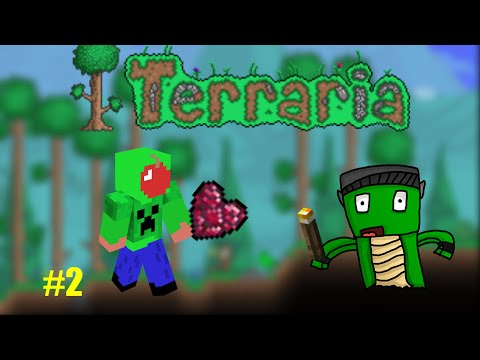 Herzkristalle & Häuser! • Let's Play Terraria Together [#2]
