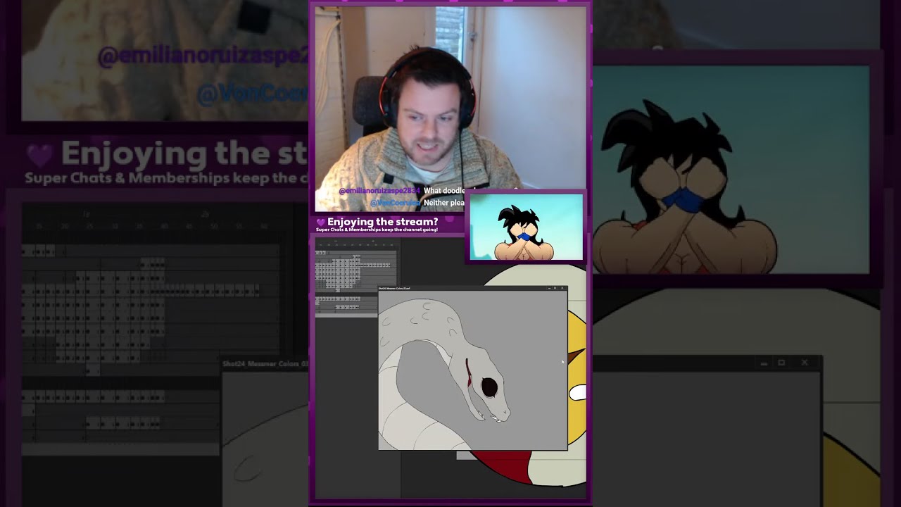 64 Bits Live: Animating "Midra" for the "Elden Ring Saturday Morning Cartoon Intro" (Portrait)