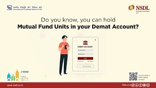 Do you know, you can hold Mutual Fund Units in your Demat Account? #nsdl #mutualfunds #demataccount