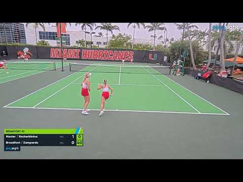 Cara Mester/Alina Shcherbinina v Gabriella Broadfoot/Maddy Zampardo - 11.1.24