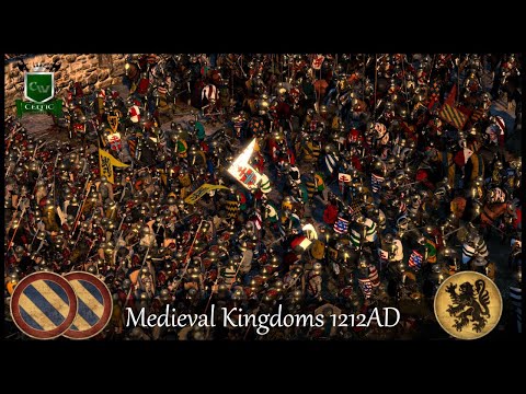 THE FLEMISH REBEL AGAINST THE BURGUNDY! 2v1 Medieval Kingdoms 1212 Battle (Siege)
