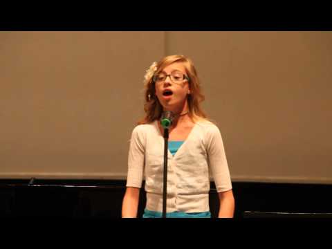 Homeward Bound vocal solo Topeka Young Musicians 2013 -Noel White 11 yrs
