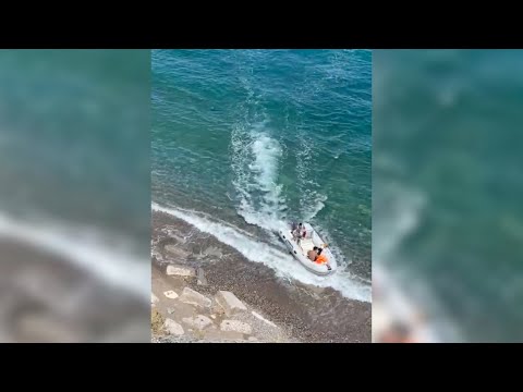 Llega una patera a Horcas Coloradas