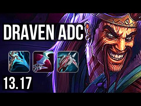 DRAVEN & Rell vs SWAIN & Senna (ADC) | 22/1/7, Rank 7 Draven, Legendary | NA Challenger | 13.17