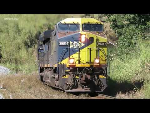 MRS - Dupla de locomotivas GE C44-EMi #3931-7 e 3981-3 KRC 0103