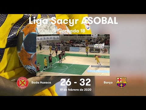 Liga Sacyr ASOBAL J18: Bada Huesca - Barça 26-32