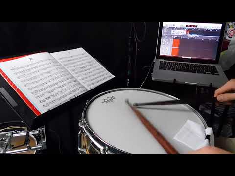 Mitchell Peters Intermediate Snare Drum Studies Etude 23 120bpm