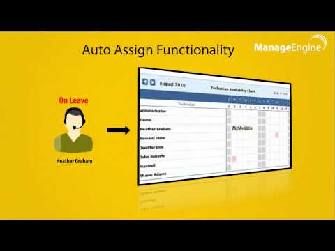 Help Desk Tickets - Auto Assign to Reduce Technicians' Load