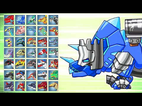 Dino Robot Battle Arena: Tricera Blue Iron Guardian (Assembly + Fights) | Eftsei Gaming