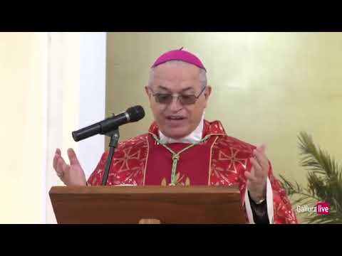 DOMENICA DELLE PALME - diretta televisiva dalla chiesa di San Giuseppe di Tempio con il Vescvovo