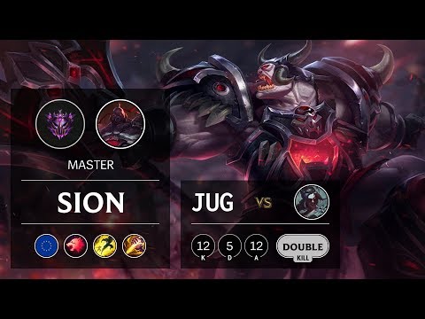 Sion Jungle vs Kayn - EUW Master Patch 9.17
