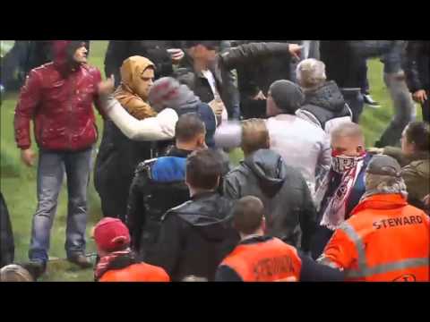 Riots: Royal Antwerp - Eupen 30.04.2016