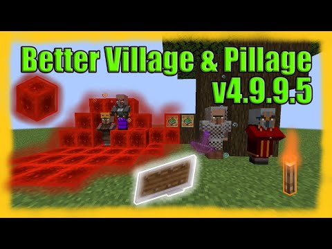 Better Village & Pillage v4.9.9.5 Update - Minecraft Datapack 1.18 - 1.19