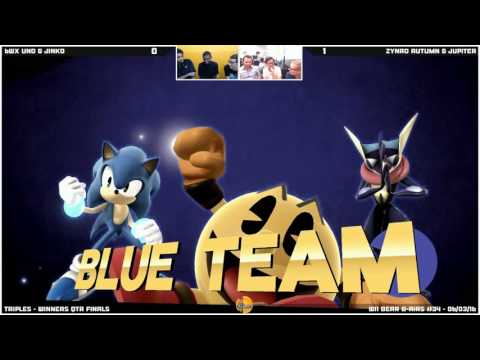 WBB #34 | 6WX, Jinko & Uno vs Autumn, Jupiter & Zynro - Winners Qtr Finals - Triples