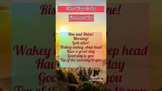 Download lagu Beberapa ucapan “GOOD MORNING” mp3