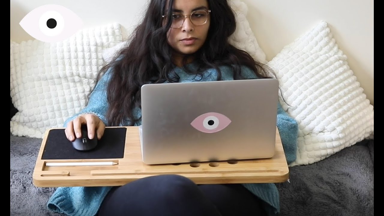 Support en bois pour ordinateur