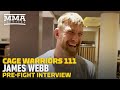 James Webb to Carry Irish Tricolor at Cage Warriors 111  - MMA Fighting