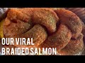 Braided Salmon With Crab And Shrimp Tiktok