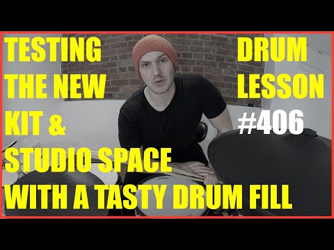 New Kit, New Studio, New Tasty Drum Fill (No.2) - Drum Lesson #406