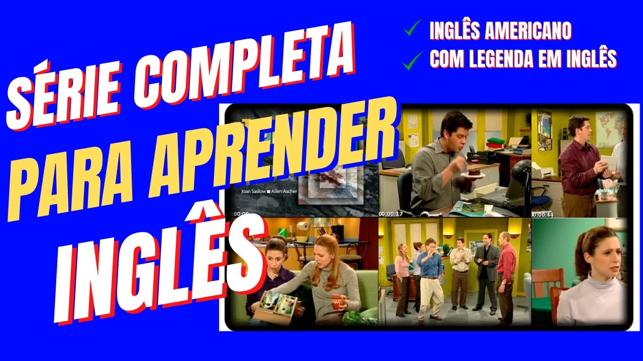 SÉRIE COMPLETA PARA APRENDER INGLÊS // INGLÊS AMERICANO // NÍVEL BÁSICO AO PRÉ-INTERMEDIÁRIO