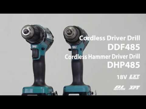 Makita DDF458Z Akumuliatorinis gręžtuvas, 18 V, 91/58 Nm, Be akumuliatorių ir kroviklio! video