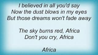 Simple Minds - African Skies Lyrics