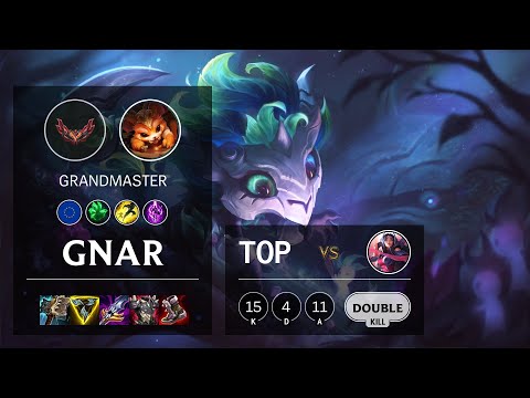 Gnar Top vs Irelia - EUW Grandmaster Patch 12.4