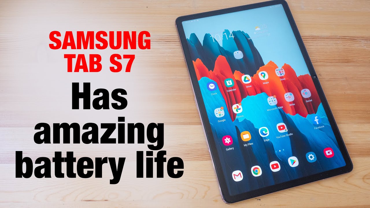 Samsung Tab S7 battery life is insanely good