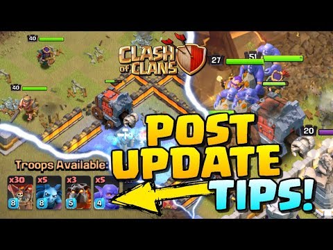 POST UPDATE TIPS and BEST SIEGE MACHINE in Clash of Clans!