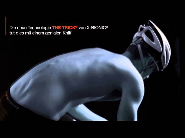 Vidéo teaser pour The Trick®: Maximale Thermoregulation beim Sport - X-BIONIC®-Technologie