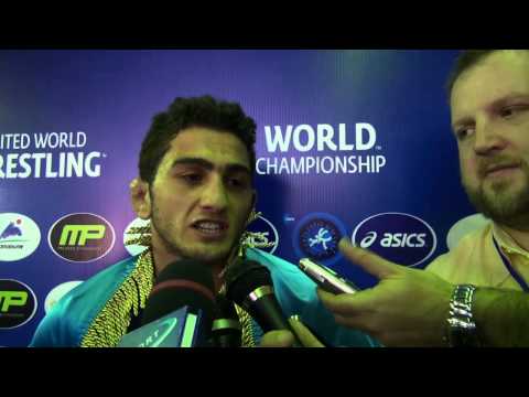Haji ALIYEV (AZE): Interview after his Gold Medal in the 2014 World Championship in Tashkent