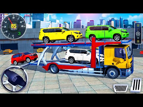 Car Transport Truck Driver Simulator 2021 - Transporting Trailer Trucks Driving - Android GamePlay