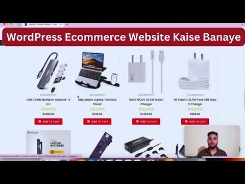 Mobile and laptop spare parts ecommerce website