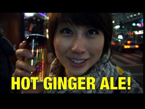 Hot Ginger Ale! only sold in Japan :)