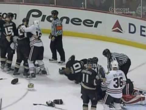 Lalime vs. Bertuzzi & Wisniewski vs. Perry 2/24/08