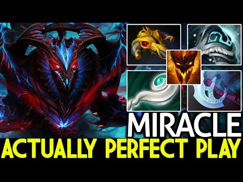 Miracle- [Shadow Fiend] Actually Perfect Play 0 Death Crazy Game 7.21 Dota 2