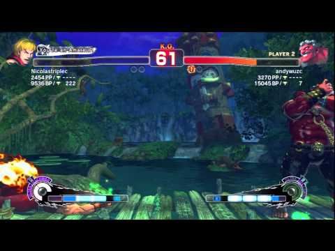 SSF4 AE Nicolastriplec (Ken) vs andywuzc (Hakan)