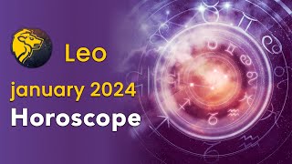 Leo's Luminous Path: January 2024 Horoscope Insights by Astroyogi - Your Cosmic Guide!