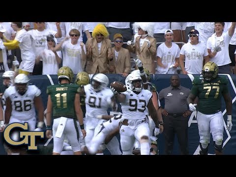 Georgia Tech Defense Forces Huge 4th Quarter Fumble Video