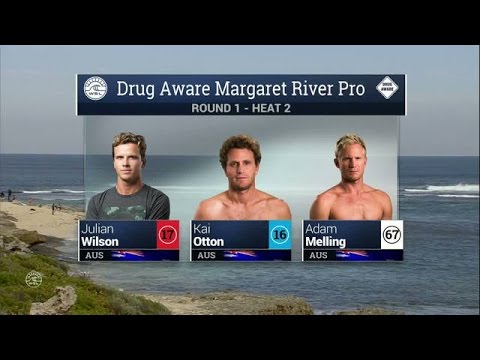 2016 Drug Aware Margaret River Pro: Round 1, Heat 2 Video