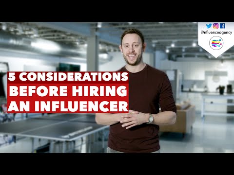 YouTube video about Three more considerations when choosing influencers