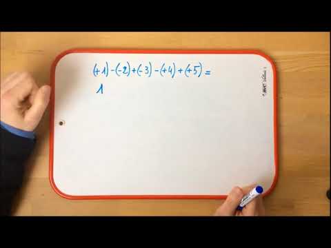Vidéo 24   Simplifier une expression avec des nombres relatifs