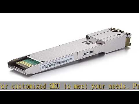 SFP to RJ45 1000BASE-T Copper Ethernet Module, Gigabit SFP-T Transceiver for Cisco SFP-GE-T, Meraki