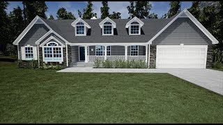 360 degree walk around video for house plan 007D-0136