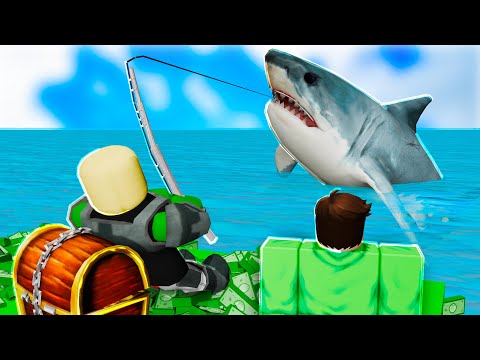 FÅNGAR FISK med oändlig ROBUX! Feat. Duno & Danne i Roblox!