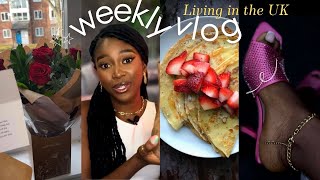 Life of an International Student in the UK : we got flowers, Primark haul, groceries, cooking & more