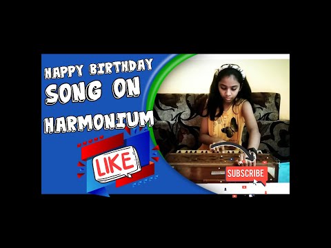 #crazysisters #happybirthday | Happy birthday song by srinika in harmonium😍